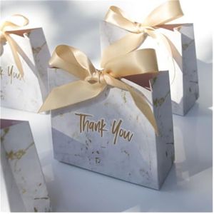 Bruiloft snoep dozen creatieve mini grijs marmeren geschenkzak doos voor feest papier chocolade dozen pakket/bruiloft gunsten snoep dozen (kleur: goud, maat: 10 stuks)