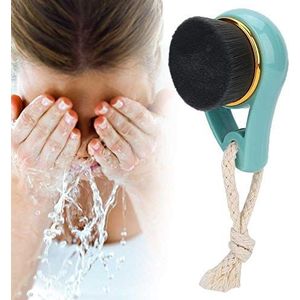 Nano Bamboo Charcoal Fiber Gezichtsreinigingsborstel Poriënreiniging Massageborstel Draagbare Gezichtsreinigingsborstel