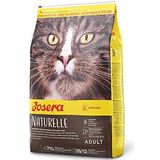 JOSERA Naturelle (1 x 10 kg) | graanvrij kattenvoer met matig vetgehalte | ideaal voor gesteriliseerde katten | super premium droogvoer voor volwassen katten | 1 stuk verpakking