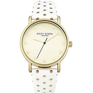 DAISY DIXON dames analoog kwarts horloge met PU armband DD022WG
