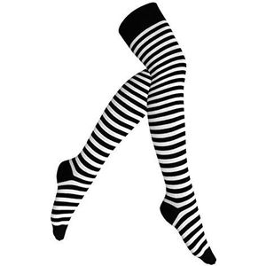 Yenita - Overknee Kniekousen - Zwart - 2 Paar