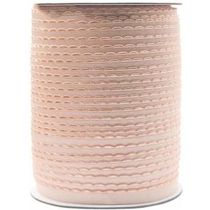 BH-band elastische band 3/8 1/2 5/8 10 mm 13,0 mm 15 mm nylon schouderband lingerie naaigarnering 50 100 yard rol-bloemblaadje perzik-15 mm-50 yards