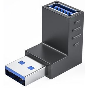 Ruarby 90 Graden USB Extension Adapter USB3.0/2.0 Vrouwelijk naar USB3.0/2.0 Mannelijke Converter Uitgebreide Data Sync Connector 10Gbps