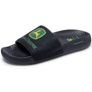 Skechers John Deere Slide Slide sandalen voor heren, zwart, 40 EU