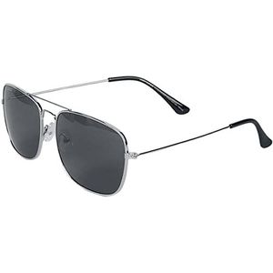 Urban Classics Sunglasses Washington Zonnebril zwart-zilverkleurig