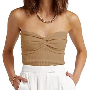 Mouwloze Tube Top, Elegante Strapless Top, Huidvriendelijk, Casual, Elegant, Zacht Polyester voor Het Dagelijks Leven, Werk voor Vrouwen (#9)