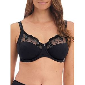 Fantasie Jocelyn beugelbeha voor dames, volledige cup, zijsteun, doorschijnend, Zwart, 65L