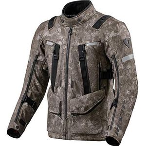 Revit Sand 4 H2O Motorfiets textiel jas Donkercamo XXL