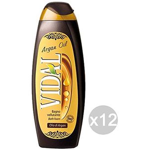 Set 12 Vidal Bad 626 arganolie 500 ml reiniging en verzorging van het lichaam
