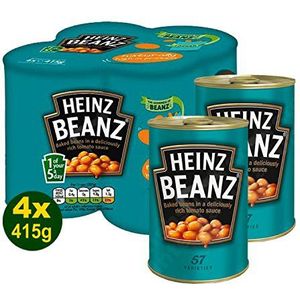 HEINZ Baked Beanz in tomato-saus 4 x 415 g (1660 g) - Heinz originele gebakken bonen