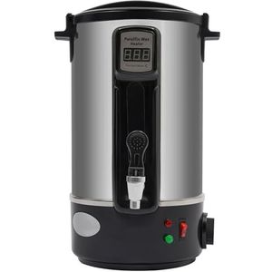 Wulimasun Elektrische wassmelter, roestvrij staal, elektrische was, doe-het-zelf, kaars, aromatherapie, gemakkelijk te reinigen, voor het smelten van alle soorten was (12 l)