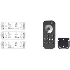 V1 LED Dimmer 12V 24V 36V RT6 effen LED-strip instelset met 4 zones, draadloze WLAN, 2.4G RF schakelaar voor afstandsbediening knop, dimmer (kleur: 3)