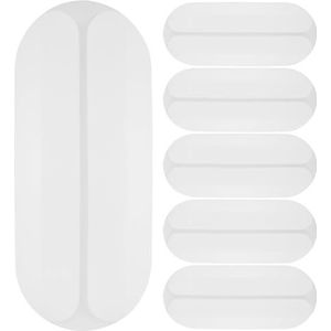 Healifty 6 stuks BH Strap pad siliconen anti-slip onzichtbaar mini siliconen schouderkussens voor meisjes vrouwen vrouwen (zwart)