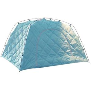 Bedtent, warme binnentent, geluiddichte en verdikte tent, huishouden privacy bedtent, universeel het hele jaar door, winddicht en koudebestendig, kan worden gebruikt op de bedvloer (blauw, 1,9 x 0,9 x