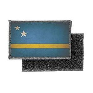 Vlag Patch Gedrukt Badge Land Vintage Curacao