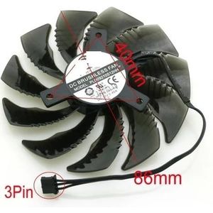 PLD09210S12HH DC12V 0,40A 85mm 40 * 40 * 40mm VGA-ventilator grafische kaartkoeling(PLD09210S12HH-3Pin)