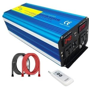 Spanningsomvormer Voor RV Auto Inversor 50Hz Buitenspanningsomvormer Voor Zuivere Sinusgolf 8kW 6kW 5kW Omvormer DC12V/24V-AC220V 230V Inversor Omvormer(12V 220V 8000W UN)