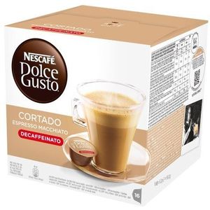 Nescafé Dolce Gusto Espresso Cortado Decafeinato, 16 Capsules