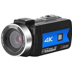 56 Megapixel 4K HD Digitale Camera Draadloze Live Camera-opnamen Alles In Één HD camera (Size : Blue)