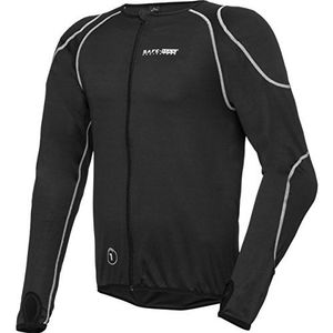 Safe Max 3.0 Beschermingsjas voor motorfiets, met gewrichts- en rugbeschermer 3.0, ademend, zwart, maat M - XXL / 2XL, zwart, M