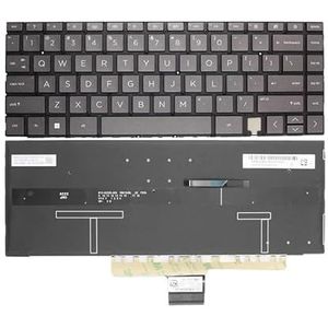 Amerikaans laptoptoetsenbord voor HP Spectre x360 14-EA -ea0047nr -ae023dx met achtergrondverlichting(Black)