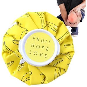 Herbruikbare ijszak, herbruikbare ijszak, vulbare, lekvrije koud- en warme ijszak, warmwaterzak, ijsblokjeszak met grote opening voor enkel, armen, knieën