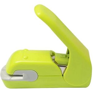 Nietmachine Staple GRATIS Nietmachine Tijdbesparende Moeilijk Naald Gratis Handhled Stapler Mini Draagbaar Nietjes (Size : Green)