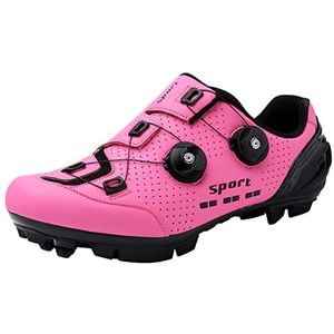 Fietsschoenen Voor Dames Voor Racefietsen Compatibel Met Schoenplaatjes Swivel Closed Lichtgewicht,B,38 EU