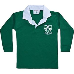 New model 2015 Ierland Ierse Rugby Shirts Volledige Mouw Exclusieve Babies Kids Kinderen