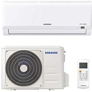 Samsung AR30 Malibu Airconditioner, monosplit in warmtepomp, 12000 BTU, GAS R32, AR12TXHQBWKNEU+AR12TXHQBWKXEU, [energie-efficiëntieklasse A++/A]