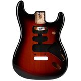 Fender® »DELUXE SERIES STRATOCASTER® ALDER BODY - HSH ROUTING « Strat® gitaarlichaam - els - kleur: 3-tinten Sunburst