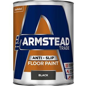 Armstead 5218565 Trade Anti-Slip Vloerverf - Zwart (5 Liter)