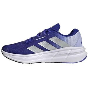adidas Questar 3 hardloopschoenen voor dames, Lucid Blue Silver Metallic Violet Tone, 38 EU