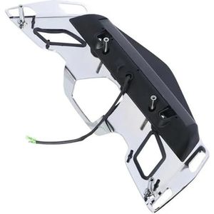 Motorfiets Bagagedrager Voor Goldwing 1800 GL1800 2018 2019 2020 Motorfiets Achterkofferbak Bagagerek Met LED Remlichtlamp Motorcylce Bagagerek(Smoke Len-Chrome)