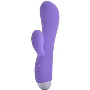 YABAISHI Crescent Double Shock AV-Stick Silicone Waterproof Massage Sexy Wand opladen Multi-frequentie Masturbatie Vibrator (Color : Purple)