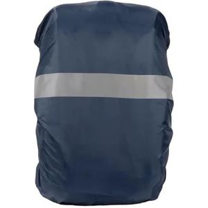 HESHUYAN Waterdichte Rugzakhoes 20/35L Regenhoes Voor Rugzak Waterdichte Outdoor Wandelen Stof Regenhoes UV-bescherming Nachtreflecterende Regenhoes (Donkerblauw - 15-25L)