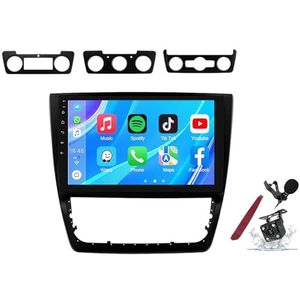 Android 14 Autoradio Stereo voor S-Koda YETI 5L (2009-2014) 9""Touchscreen Multimedia Speler met Draadloze Carplay GPS Navigatie FM RDS Bluetooth 5G-WiFi SWC DSP,M100s