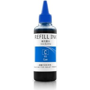 100 ml navulbare inkt for 910, 910XL Office Jet Pro 8035, 8028, 8025, 8022 en 8020 for desktop inkjetprinters(Cyan-100ml)