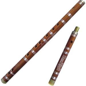 bamboe fluit Traditionele Handgemaakte Professionele Muziekinstrumenten Dizi Transversale Flauta Met Accessoires (Color : C)