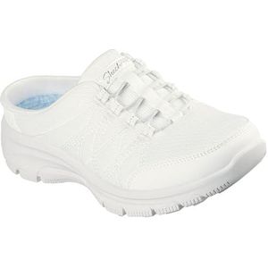 Skechers Modern Comfort Women's Easy Going-My Pace Pantoffels voor dames, Wit weelderige tuin, 36 EU