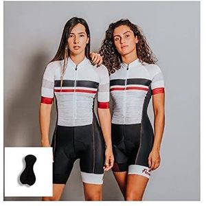 Beroep Vrouwen Triathlon Pak Kleding Fietsen Skinsuits Rompertjes Jumpsuit Triathlon Kits (Color : Jersey Suit 2, Size : 3XL)