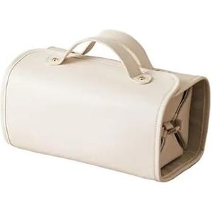Make-uptas opvouwbare make-uptas afneembare draagbare grote capaciteit reizen en outdoor opslag waterdichte opslag cosmetische tas make-up tas, Wit, Eén maat