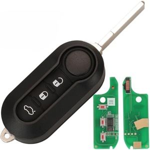 3 toetsen autosleutelhanger Delphi voor FIAT MPV Bravo/Ducato 500 Doblo Qubo Grande Punto Citroen Jumper Peugeot Boxer 433.92 ID46