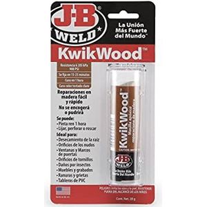 J-B Weld 8257SPA - Plamuurmassa - Tweecomponenten Hout - Hars - Epoxyhars - Huis - Gaten - Frame - Meubels - Scheuren - Reparaties - Meerdere Oppervlakken - 57 g