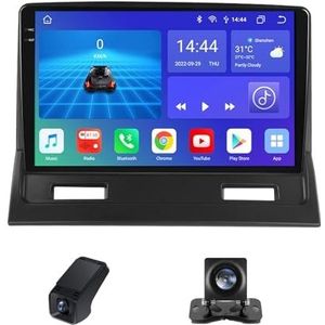 Android autoradio 2 Din geldt voor Mitsubishi Galant 9 2003-2012 met Draadloze Carplay Android Auto GPS Navi WiFi 9 inch met Bluetooth FM+ Achteruitrijcamera/Stuurwielbediening(X1)