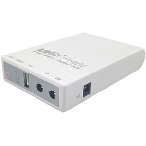 Duurzame Mini Draagbare UPS 8000/8800/10400 mAh Uninterruptible Power Supply for WiFi, Router Backup Power Adapter (7 Modellen)(5v-9v-12v)