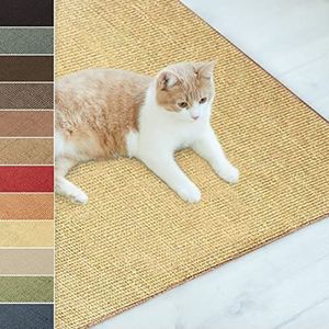 Floordirekt Sisal krabmat, deurmat, tapijt,sisalmat, sterk & verkrijgbaar in vele kleuren en maten (160 x 240 cm, natuur)