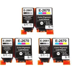 Inktcartridge for WorkForce WF-100W WF-110W WF 100 110(3SET(6PC))