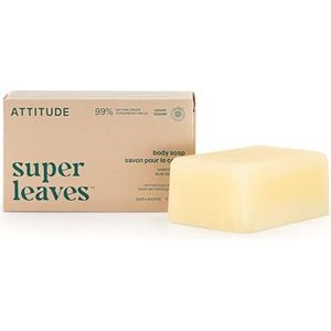 Attitude - Leaves Bar Sandalwood - Vaste Zeep - 113 g - Natuurlijke Ingrediënten