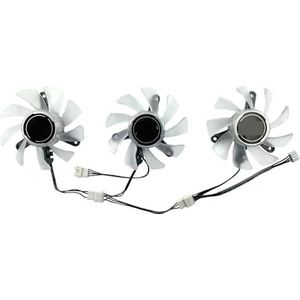 Voor ASROCK voor Radeon RX5700 5700XT voor Phantom Gaming D OC grafische kaart vervangende ventilator PVA080E12R(Set of three fans)